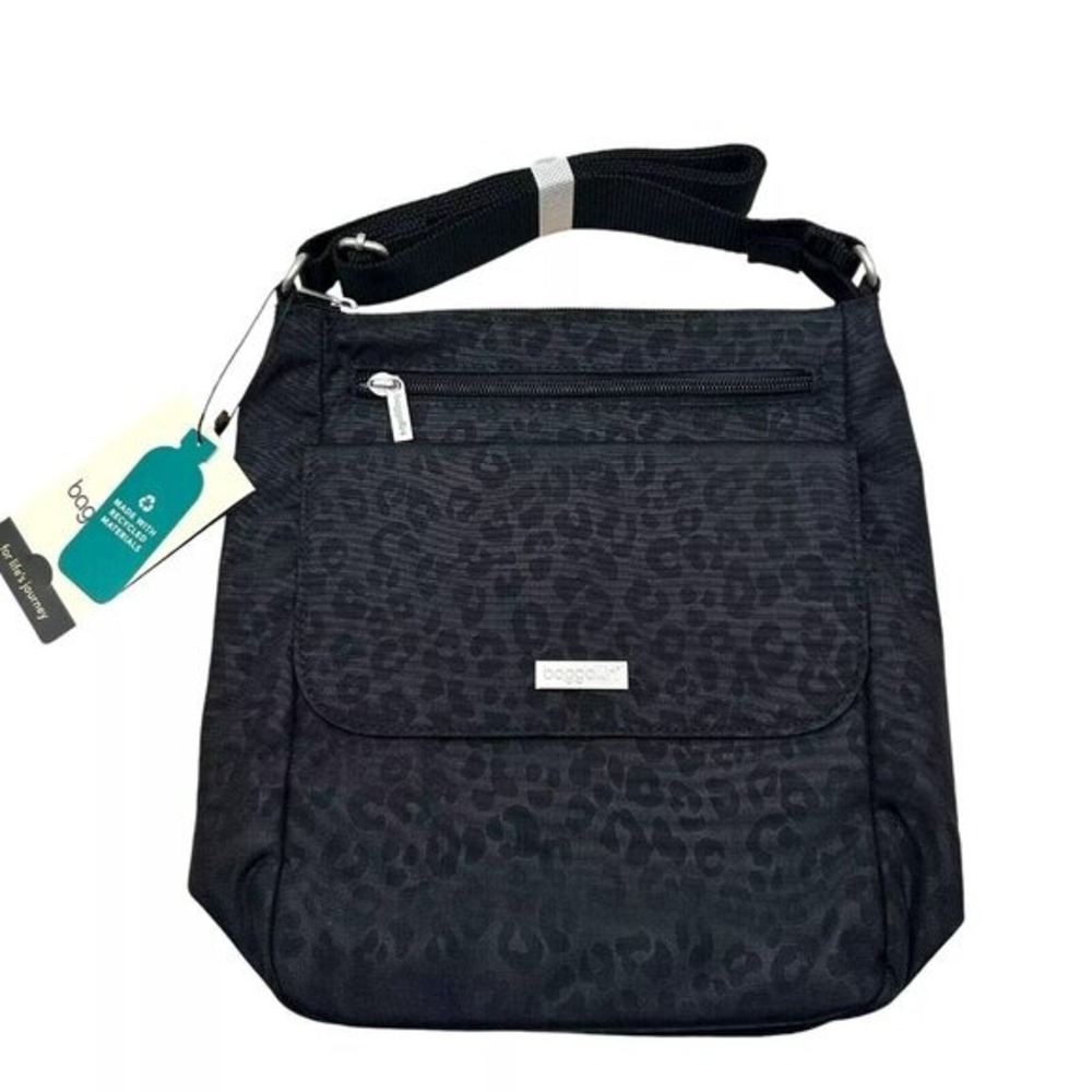 Baggallini Women's Town Bagg Water-resistant Crossbody Bag Black‎ Gray